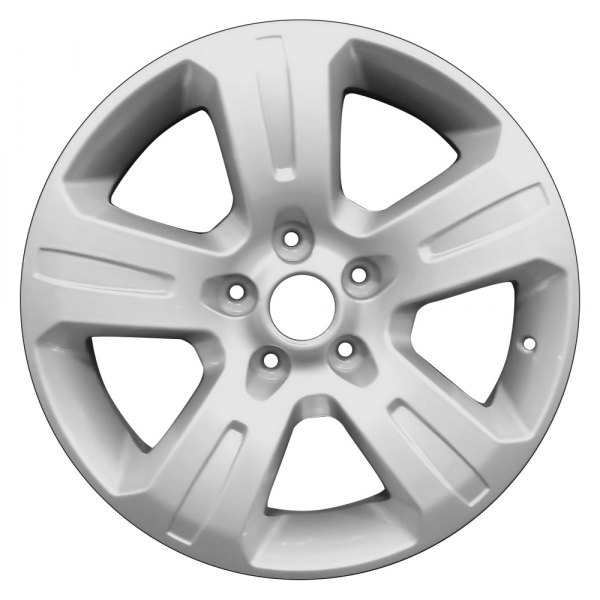 Perfection Wheel® - 17 x 7 5-Spoke Fine Sparkle Silver Full Face Alloy Factory Wheel (Refinished)