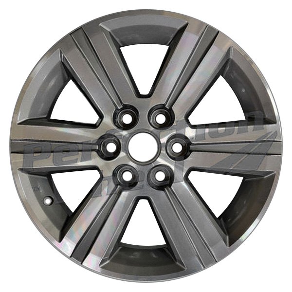 Perfection Wheel® - 18 x 7.5 6 I-Spoke Medium Metallic Charcoal Machined Alloy Factory Wheel (Refinished)