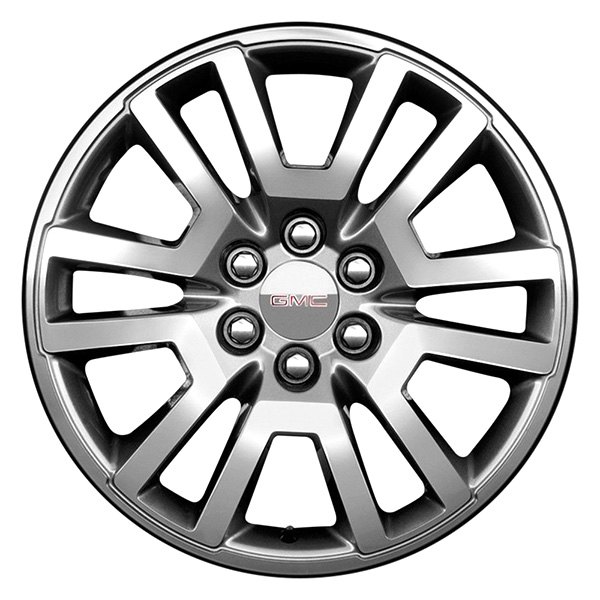 Perfection Wheel® - 20 x 7.5 6 V-Spoke Hyper Bright Mirror Silver Machined Bright Alloy Factory Wheel (Refinished)