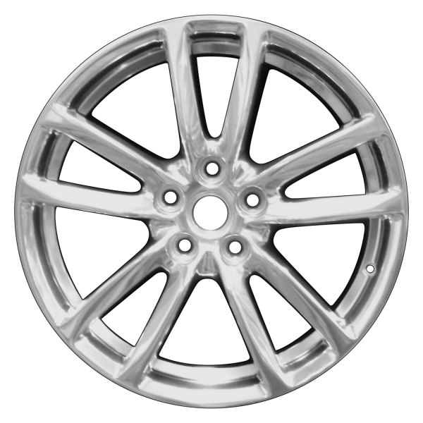 Perfection Wheel® - 19 x 8.5 Double 5-Spoke Full Polished Alloy Factory Wheel (Refinished)