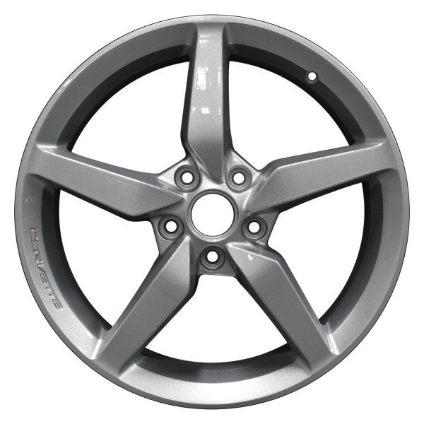 Perfection Wheel® - 18 x 8.5 5-Spoke Sparkle Silver Full Face Alloy Factory Wheel (Refinished)