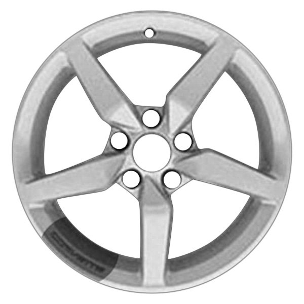Perfection Wheel® - 19 x 10 5 Turbine-Spoke Sparkle Silver Full Face Alloy Factory Wheel (Refinished)