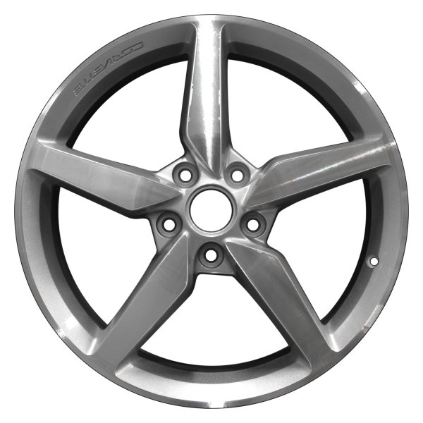 Perfection Wheel® - 19 x 10 5 Turbine-Spoke Sparkle Silver Machined Bright Alloy Factory Wheel (Refinished)