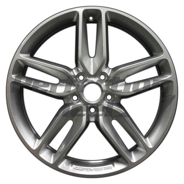 Perfection Wheel® - 20 x 10 Double 5-Spoke Hyper Bright Silver Full Face Alloy Factory Wheel (Refinished)