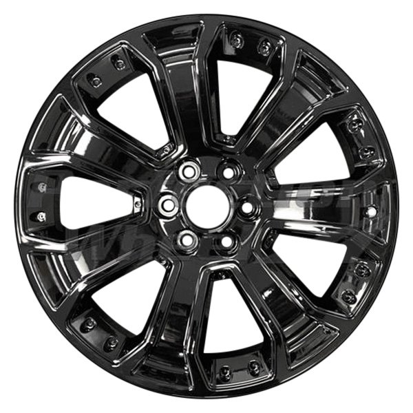 Perfection Wheel® - 22 x 9 7 I-Spoke Gloss Black Full Face PIB Alloy Factory Wheel (Refinished)