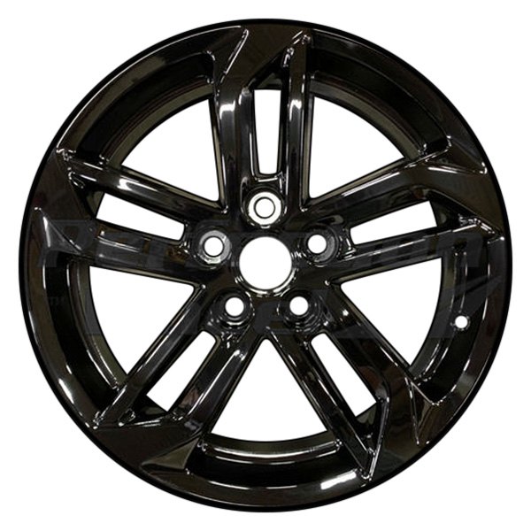 Perfection Wheel® - 18 x 7 Double 5-Spoke Gloss Black Full Face PIB Alloy Factory Wheel (Refinished)