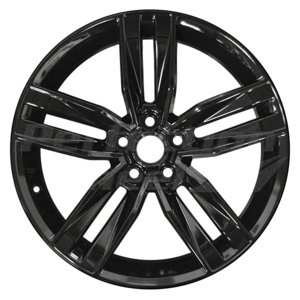 Perfection Wheel® - 20 x 8.5 Double 5-Spoke Gloss Black Full Face Alloy Factory Wheel (Refinished)