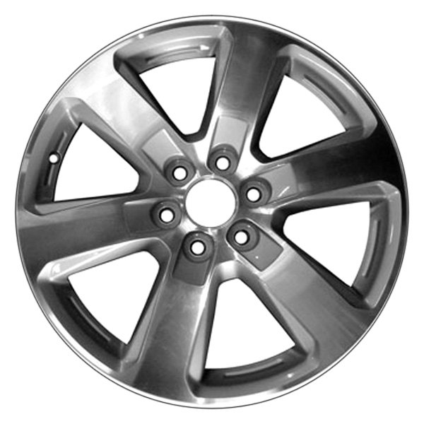 Perfection Wheel® - 20 x 7.5 6 I-Spoke Bright Fine Silver Machined Alloy Factory Wheel (Refinished)
