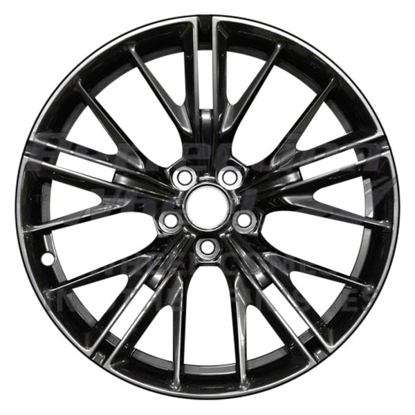 Perfection Wheel® - 20 x 10 5 W-Spoke GunMetal Dark Smoked Hypersilver Fule PIB Alloy Factory Wheel (Refinished)