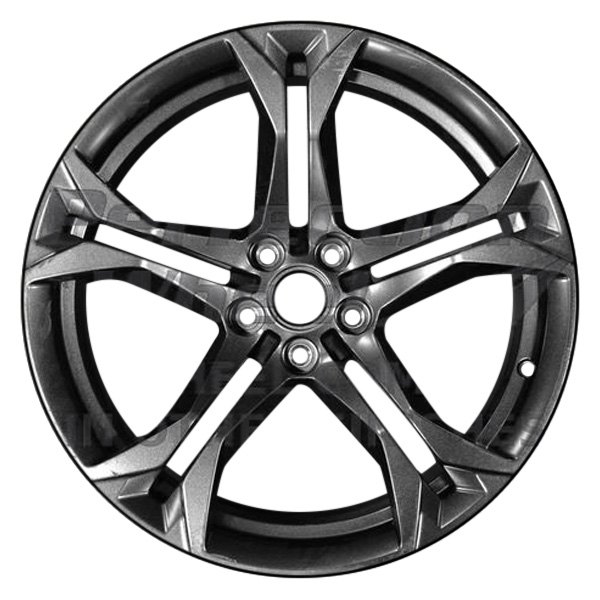 Perfection Wheel® - 20 x 11 Double 5-Spoke Dark Bluish Charcoal Full Alloy Factory Wheel (Refinished)