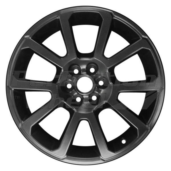 Perfection Wheel® - 20 x 8.5 5 V-Spoke Dark Charcoal Full Face Matte Clear PIB Alloy Factory Wheel (Refinished)