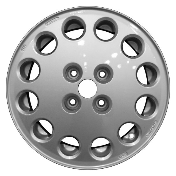 Perfection Wheel® - 15 x 6 12-Hole Bright Fine Silver Full Face Alloy Factory Wheel (Refinished)