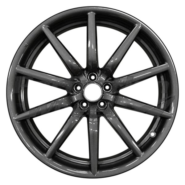Perfection Wheel® - 19 x 8.5 10 I-Spoke Dark Charcoal Full Face PIB Alloy Factory Wheel (Refinished)