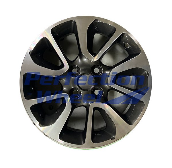 Perfection Wheel® - 15 x 6 10 I-Spoke Dark Charcoal Machined Alloy Factory Wheel (Refinished)