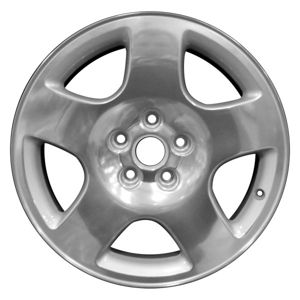 Perfection Wheel® - 17 x 8 5-Spoke Fine Metallic Silver Polish Alloy Factory Wheel (Refinished)