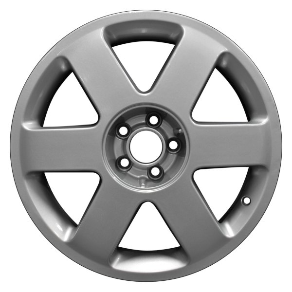 Perfection Wheel® - 17 x 7.5 6 I-Spoke Bright Medium Silver Full Face Alloy Factory Wheel (Refinished)