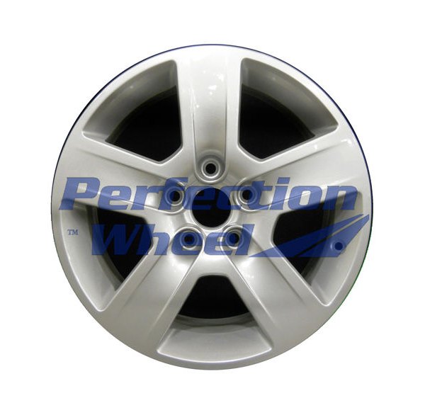 Perfection Wheel® - 16 x 7 5-Spoke Bright Metallic Silver Full Face Alloy Factory Wheel (Refinished)