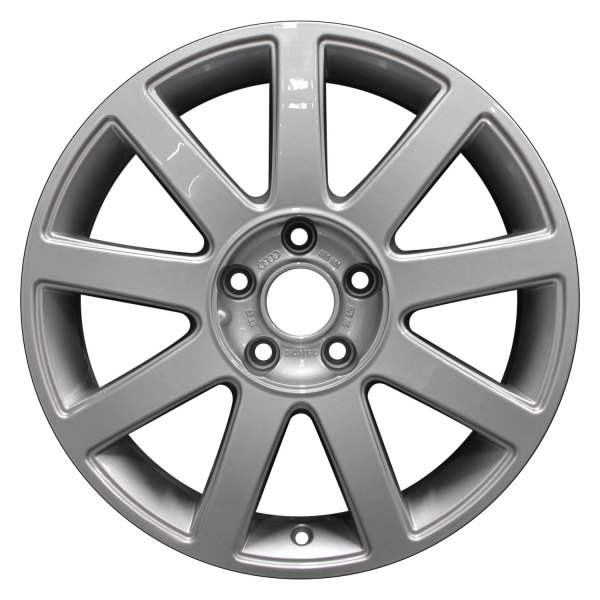 Perfection Wheel® - 17 x 7.5 9 I-Spoke Fine Bright Silver Full Face Alloy Factory Wheel (Refinished)