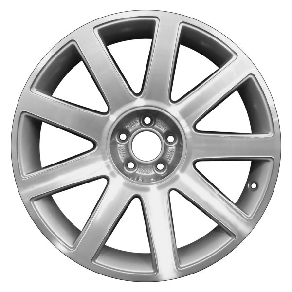 Perfection Wheel® - 18 x 8 9 I-Spoke Fine Metallic Charcoal Machined Alloy Factory Wheel (Refinished)
