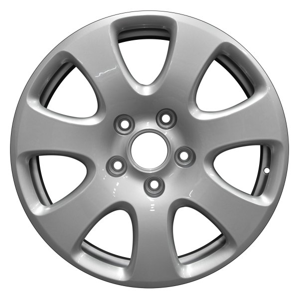 Perfection Wheel® - 18 x 7.5 7 I-Spoke Bright Fine Silver Full Face Alloy Factory Wheel (Refinished)