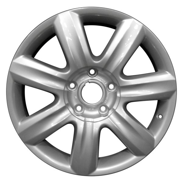 Perfection Wheel® - 19 x 8.5 7 I-Spoke Bright Fine Metallic Silver Full Face Alloy Factory Wheel (Refinished)