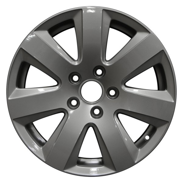 Perfection Wheel® - 16 x 7.5 7 I-Spoke Fine Metallic Silver Full Face Alloy Factory Wheel (Refinished)