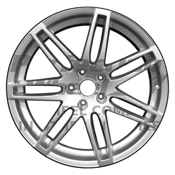 Perfection Wheel® - 19 x 9 7 Double I-Spoke Hyper Fine Metallic Full Face Alloy Factory Wheel (Refinished)