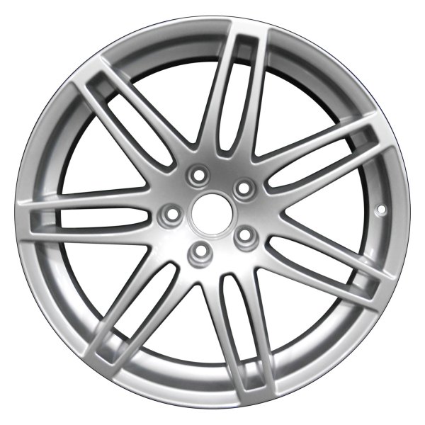 Perfection Wheel® - 19 x 9 7 Double I-Spoke Fine Bright Silver Full Face Alloy Factory Wheel (Refinished)