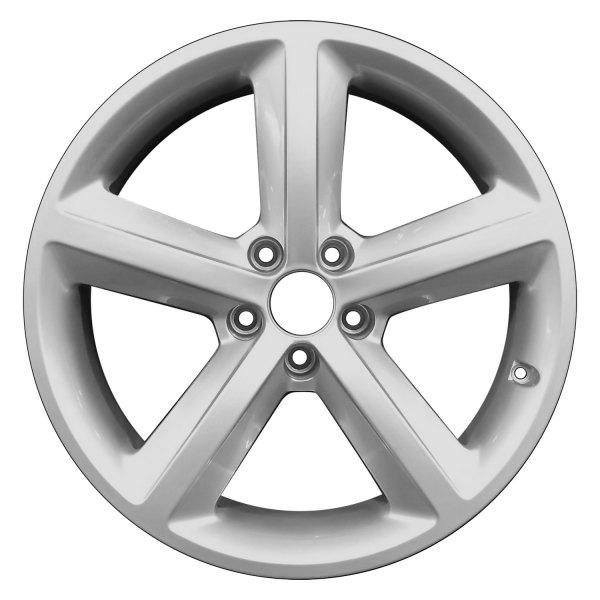 Perfection Wheel® - 18 x 8.5 5-Spoke Fine Bright Silver Full Face Alloy Factory Wheel (Refinished)
