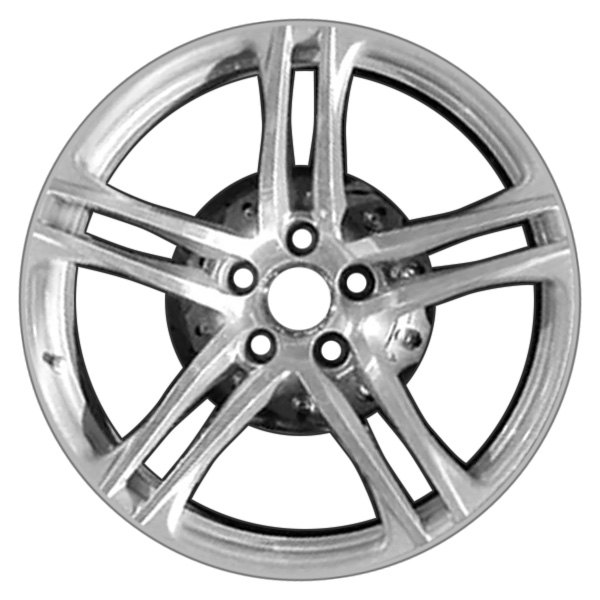 Perfection Wheel® - 19 x 11 Double 5-Spoke Light Charcoal Full Face Alloy Factory Wheel (Refinished)