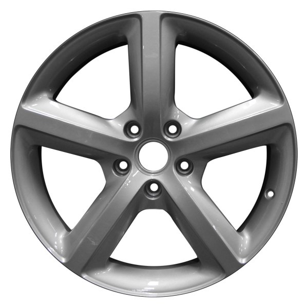 Perfection Wheel® - 20 x 9 5-Spoke Bright Fine Metallic Silver Full Face Alloy Factory Wheel (Refinished)