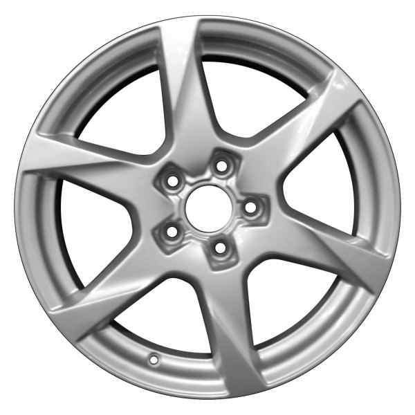 Perfection Wheel® - 17 x 7.5 6 I-Spoke Bright Fine Metallic Silver Full Face Alloy Factory Wheel (Refinished)