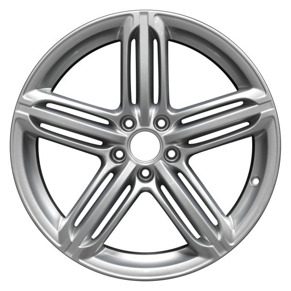 Perfection Wheel® - 19 x 8.5 Triple 5-Spoke Hyper Bright Silver Full Face Alloy Factory Wheel (Refinished)