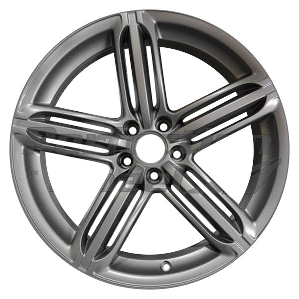 Perfection Wheel® - 19 x 9 Triple 5-Spoke Metallic Charcoal Full Face Matte Clear Alloy Factory Wheel (Refinished)