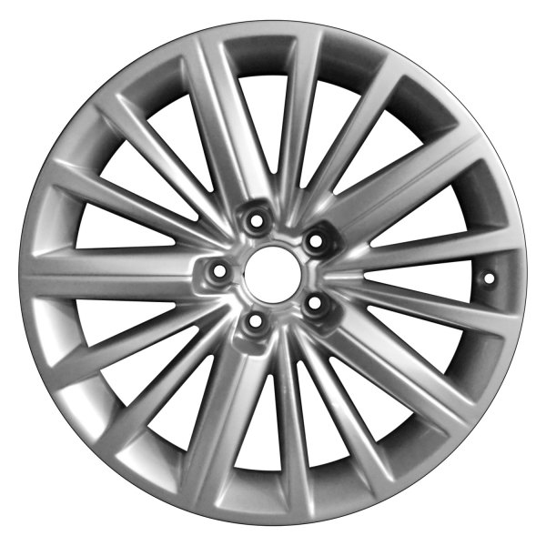 Perfection Wheel® - 18 x 8.5 5 W-Spoke Fine Bright Silver Full Face Alloy Factory Wheel (Refinished)