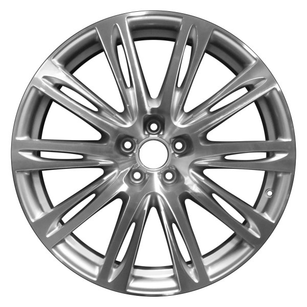 Perfection Wheel® - 20 x 9 10 Double I-Spoke Fine Bright Silver Machined Bright Alloy Factory Wheel (Refinished)