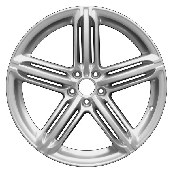 Perfection Wheel® - 20 x 8.5 Triple 5-Spoke Hyper Bright Mirror Silver Full Face Alloy Factory Wheel (Refinished)
