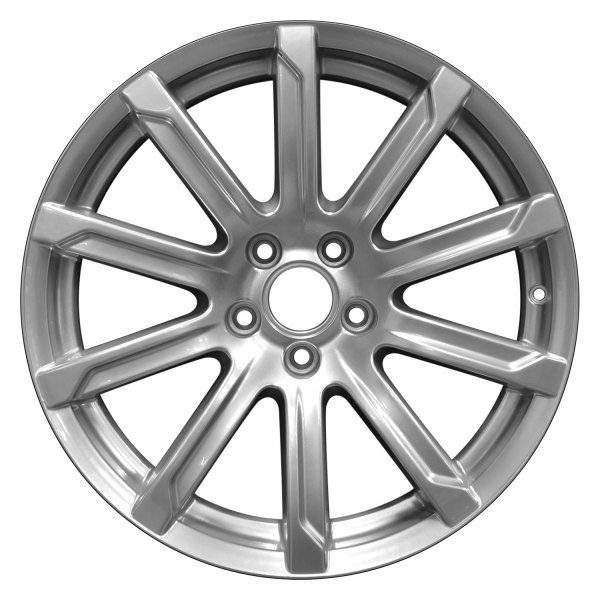 Perfection Wheel® - 18 x 8.5 10 I-Spoke Hyper Bright Mirror Silver Full Face Alloy Factory Wheel (Refinished)