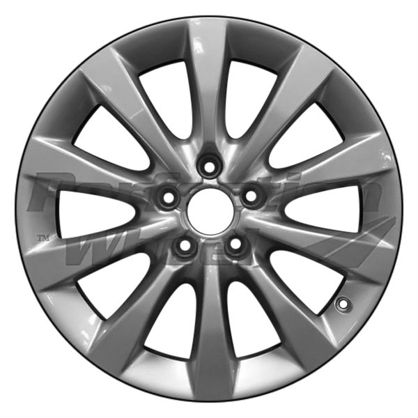 Perfection Wheel® - 17 x 8 10 I-Spoke Fine Bright Silver Full Face Alloy Factory Wheel (Refinished)