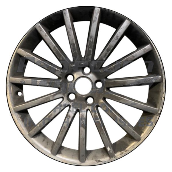 Perfection Wheel® - 19 x 9 15-Spoke Medium Metallic Charcoal Flange Cut Alloy Factory Wheel (Refinished)