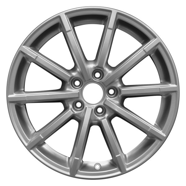Perfection Wheel® - 18 x 8 10 I-Spoke Hyper Bright Silver Full Face Alloy Factory Wheel (Refinished)