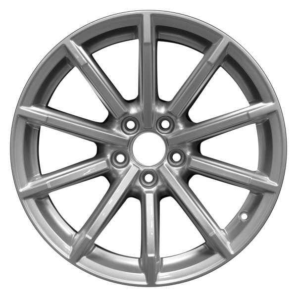 Perfection Wheel® - 18 x 8.5 10 I-Spoke Hyper Bright Silver Full Face Alloy Factory Wheel (Refinished)