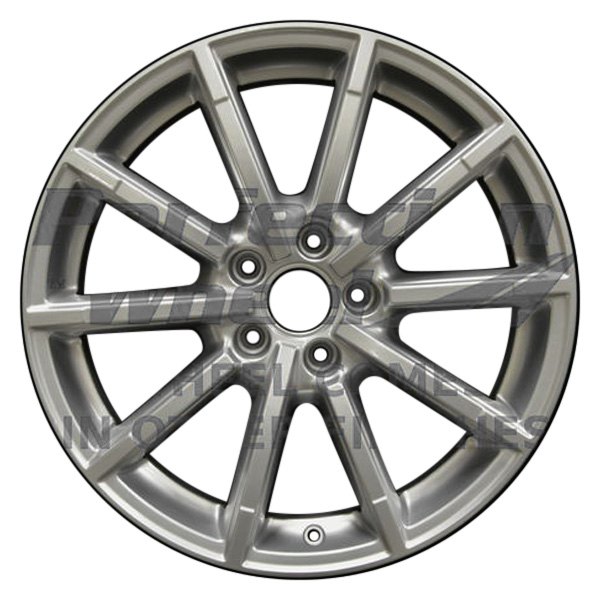 Perfection Wheel® - 19 x 8.5 10 I-Spoke Dark Metalic Charcoal Machined Alloy Factory Wheel (Refinished)