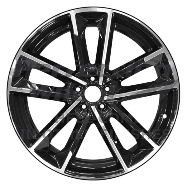 Perfection Wheel® - 21 x 9 Double 5-Spoke Dark Metalic Charcoal Machined Matte Alloy Factory Wheel (Refinished)