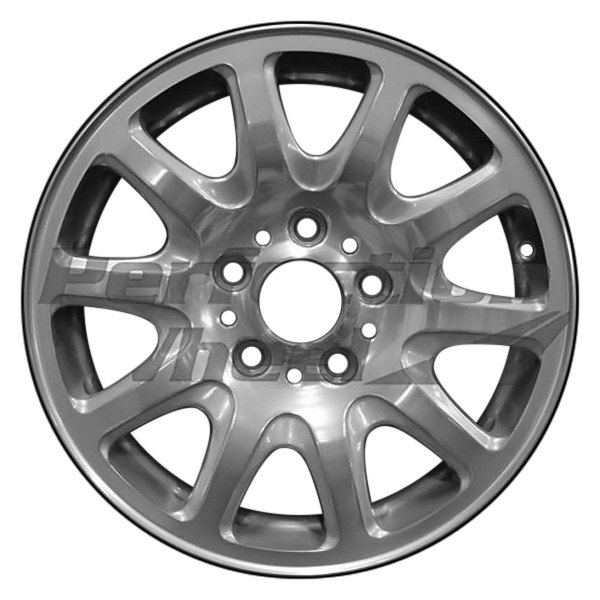 Perfection Wheel® - 16 x 7 10 I-Spoke As Cast Polished Alloy Factory Wheel (Refinished)