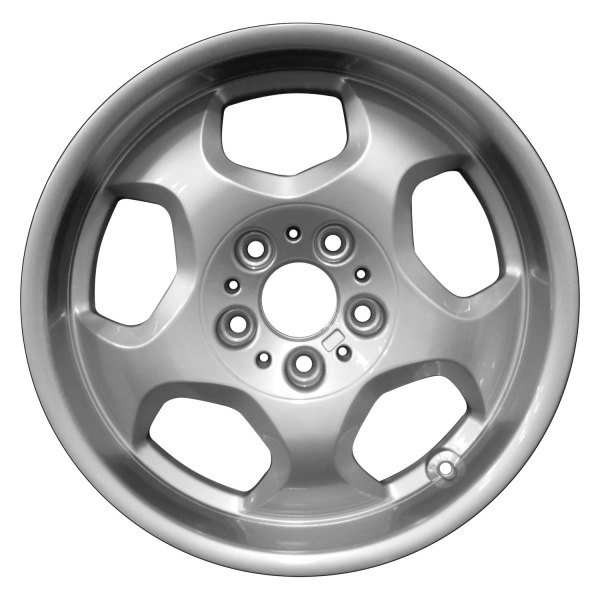 Perfection Wheel® - 17 x 8.5 5-Slot Bright Fine Metallic Silver Full Face Alloy Factory Wheel (Refinished)