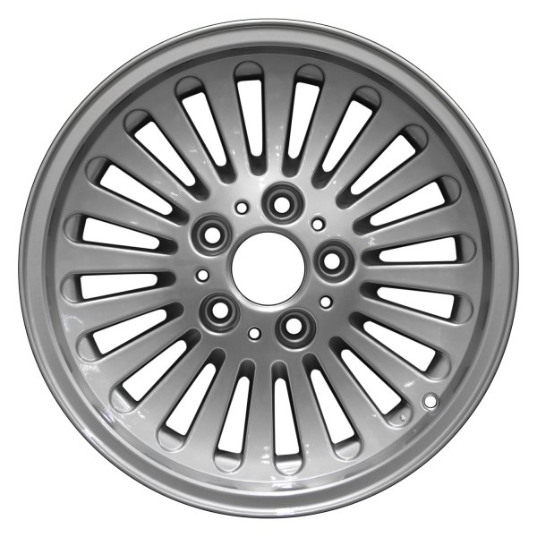 Perfection Wheel® - 16 x 7 20-Slot Fine Bright Silver Full Face Alloy Factory Wheel (Refinished)