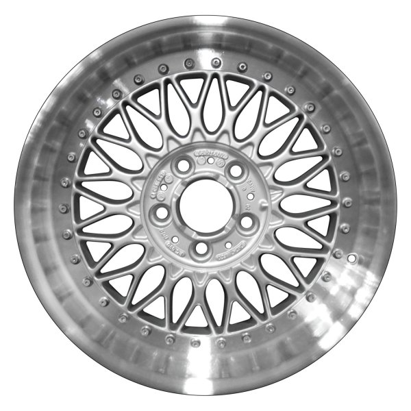 Perfection Wheel® - 17 x 8 17 Y-Spoke Bright Fine Silver Flange Cut Alloy Factory Wheel (Refinished)