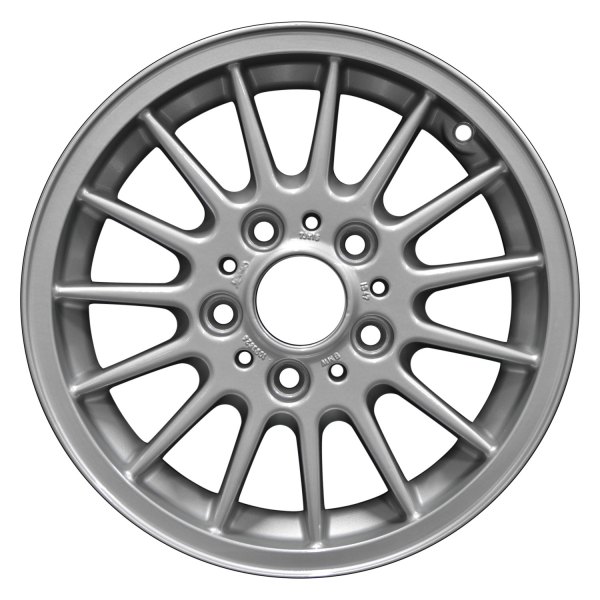 Perfection Wheel® - 15 x 7 15 I-Spoke Bright Fine Metallic Silver Full Face Alloy Factory Wheel (Refinished)