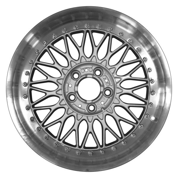 Perfection Wheel® - 18 x 8 17 Y-Spoke Bright Fine Silver Flange Cut Alloy Factory Wheel (Refinished)